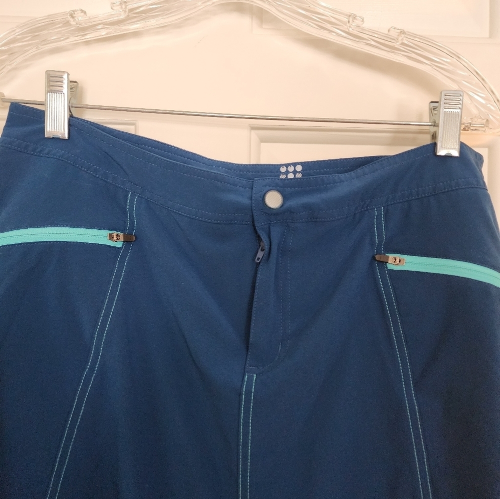 Title Nine Swingtastic Skort Skirt Teal Size 10 Upf50 Tennis Countryclub Active - Picture 8 of 12